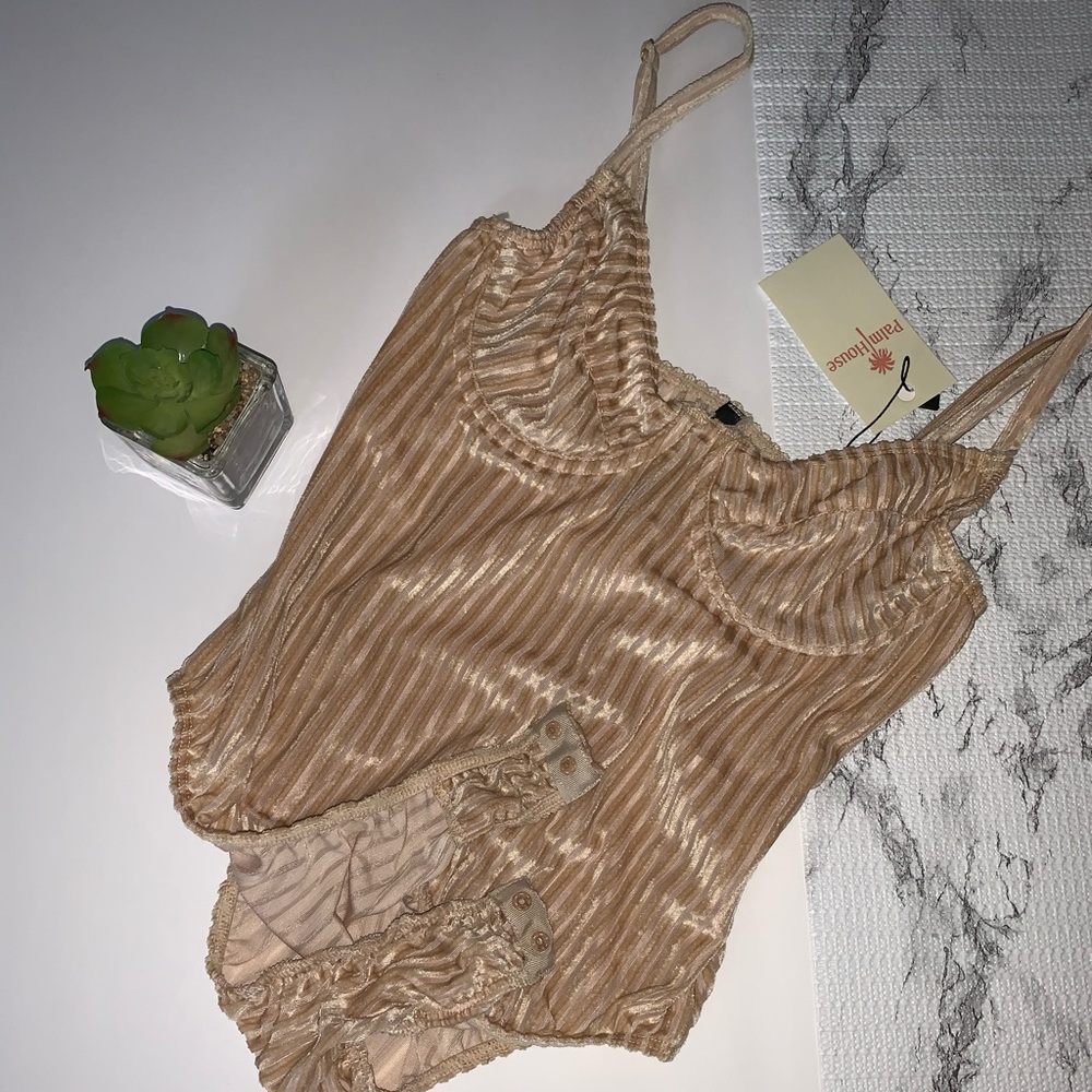 - Spaghetti strap bodysuit